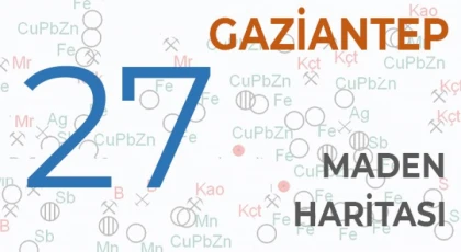 GAZİANTEP Maden Haritası